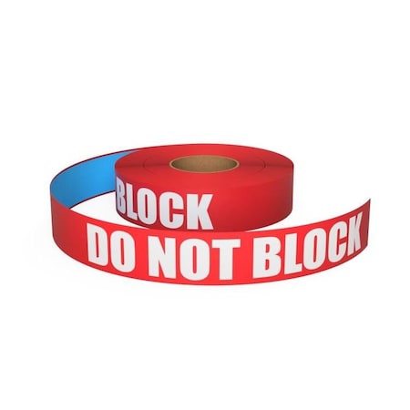 Ergomat Durastripe In-Line Printing 3in x 50ft Red - DO NOT BLOCK DSIL350-R-DONOTBLOCK
